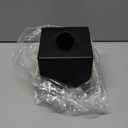 Tissue Box Cover, Square Facial Tissue Holder Storage for Bathroom Vanity, Countertops, Dressers, Night Stand, Parlors and Offices - Black