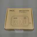 FOVAL 200W Car Power Inverter, DC 12V to 110V AC Car Laptop Charger Fast Charger Converter with [27W PD USB-C] & Dual USB Ports Multi-Protection Car Outlet Adapter Power Inverter for Vehicles