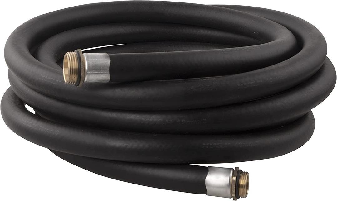 Fuel Transfer Hose, 1 Inlet 1 Inch Outlet Fuel Hose x 20' (6 M) Fuel Hose 20 ft 3/4 Inch Fuel Pump Hose for Dispensing Diesel Fuel Gasoline Grease Kerosene Petroleum Oils