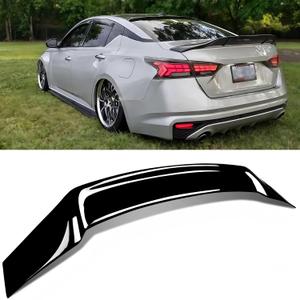 Rear Spoiler Compatible with 2019-2024 Nissan Altima S SV SR SL, Glossy Black Trunk Exterior Duckbill Tail Deck Lid Wing Lip Splitter Fit for 2019 2020 2021 2022 2023 2024 4-Door Sedan
