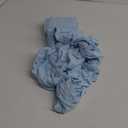 American Baby Company 3 Pack 100% Natural Cotton Fitted Mini Crib Sheets 38" x 24" - Soft & Breathable Small Nesting Portable Sheets, Fits Pack N Play Mattresses, Blue, for Boys & Girls