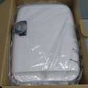 CROWNFUL Mini Fridge, 4 Liter/6 Can Portable Cooler and Warmer Personal Refrigerator for Skin Care, Cosmetics, Beverage, Food,Great for Bedroom, Office, Car, Dorm, ETL Listed (White)