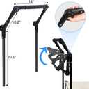 Camper Wagon Push Handle Attachment - Foldable Garden Carts Replacement for Outdoor Grocery Trolley, Not Include Cart