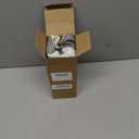 Syntus Set of 2 Buffalo Check Throw Pillow Covers Farmhouse Outdoor Plaid Square Pillow Cushion Case Black and White Polyester Linen for Christmas Thanksgiving Decor Car Bed Sofa, 18 x 18 inches