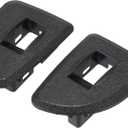 X AUTOHAUX Pair Rear Window Switch Bezels Driver and Passenger Side for Chevrolet Silverado for GMC Sierra 1500 2500HD 3500HD 2009-2013 Black Window Control Switch Cover