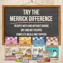 Merrick Purrfect Bistro Grain Free Natural Dry Cat Food For Adult Cats, Real Chicken And Sweet Potato Recipe - 12 lb. Bag (EXP 06/01/27)