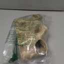 Aquarium Cave Decor, 3D Printed Natural Tunnel Pleco Cave, Fish Hideout Decor for Cichlid, Clown Loach & Kuhli Loach (L-Yellow)