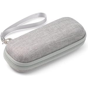 AGPTEK Carrying Case, EVA Zipper Carrying Hard Case Cover for Digital Voice Recorders, MP3 Players, Storage Holder for 3D Printing Pen, USB Cable, Earphones, Memory Cards, U Disk, Gray