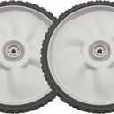 2pcs 490-325-0023 11 x 1.75 in Universal Plastic Wheel for MTD, Craftsman, Toro