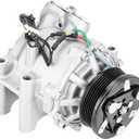 Air Conditioning Compressor & A/C Clutch for Chevy Trailblazer 02-06, for GMC Envoy 02-09, XL 02-06, XUV 04-05, for Isuzu Ascender 03-08, for Buick Rainier 04-07, for Oldsmobile Bravada 02-04