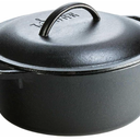 LODGE 5 QUART CAST IRON DOUBLE DUTCH OVEN