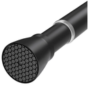 MEXAU 1pc Tension Curtain Rod for Windows 27 to 50 Inch，Spring Tension Rods Black Curtain Rods Adjustable Spring Rod Extendable Tension Rod for Kitchen, Bathroom, Window, Bookshelf