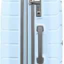 Samsonite Freeform 24-Inch Medium Luggage with Dual 360 Spinner Wheels - Checked Suitcase - TSA Lock, Airline-Approved - Durable Polypropylene Expandable Hardshell for Lightweight Travel - Sky Blue
