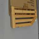 VERTORGAN Bamboo Corner Shelf(2 Pack),2 Tier Plate Organizer for Cabinet and Countertop,Pantry Dish and Spice Rack for Kitchen