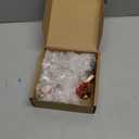 Jetec 9 Pcs Christmas Aquarium Decoration Fish Tank Creative Aquarium Resin Ornament Xmas Series Landscaping Decor Christmas Tree Santa Bear Sled Figurines for Table Desk (Funny Style)