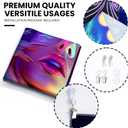 BVBOX Wall Tapestry Cool Girl Tapestry Blacklight,UV Reactive Black Light Upright Posters Wall Hanging for Bedroom Dorm Living Room Backdrop Decor (style2, 79" x 59")