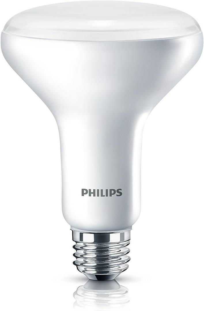 Philips LED Dimmable BR30 Light Bulb: 650-Lumen, 2700-Kelvin, 7.2 Watt, E26 Base, Warm Glow, Pack of 6