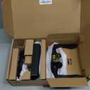 Veise VE012W-B Wi-Fi Fingerprint Smart Lock with Handle Set, Remote App Control, Keyless Entry Front Door Lever, Built-in WiFi No Hub Needed, Backlit Keypad Deadbolt, Auto-Locking, Matte Black