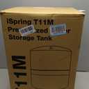 iSpring T11M 11 Gallon Pre-Pressurized Water Storage Reverse Osmosis Systems ro Tank, White