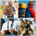 Waterproof AirTag Dog Collar Holder for Apple AirTag QR Code (Medium, Blue-M1)