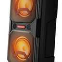 Motorola ROKR 820 Bluetooth Portable Speaker, Karaoke Machine with Microphone, Powerful Subwoofer, LED Dance Lights - 80W, 20 hrs Playtime, IPX4, Perfect for Indoor/Outdoor Party