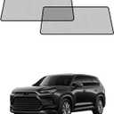 Car Window Shades for Toyota-Highlander(2021-2025),2-Pack Rear Window Sun Shades for Baby  Breathable Mesh, UV & Heat Blocker, Privacy Protection for Camping, Travel, Sleep & Nursing