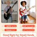 UST-70 Kids Electric Guitar Beginner Kit with Amp, Ideal First Guitar for Starter, Lightweight 30 Inch Guitar for Boys and Girls, Fun Music Gift for Learning, Practice and Play at Home, Red