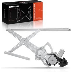 A-Premium Power Window Regulator with Motor (10-Pin Plug) Front Driver Side Compatible with Lexus ES350 2007-2012 Sedan, wiht Auto Up/Down Function