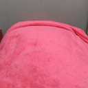 Exclusivo Mezcla Fleece Blanket King Size for Bed, Super Soft and Warm, All Season, Cozy, Plush, Lightweight, 90x104 Inches, Hot Pink