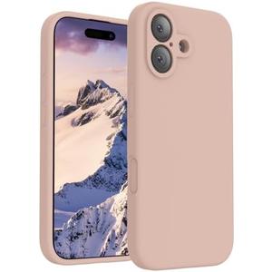 Magnetic for iPhone 17 Case, Compatible with MagSafe, [Integrated Silicone Camera Control Button] [Camera Protection] Anti-Scratch Microfiber Lining Phone Case, 6.3", Pinksand