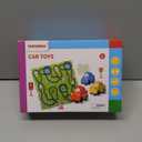 64 Pieces Puzzle Race Track Car Set Toys for 3 4 5 6 Year Old Boys - Puzzle Tracks Car Toys for Kids Ages 3-5 with 3 Sliding Toy Cars, City-Themed, Birthday Gifts for Toddlers 1-3 2-4 4-6