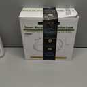 Microwave Splatter Cover with Water Steamer, 10 inch Clear Microwave Plate Cover for Food, Splatter Guard Microwave Lid for Microwave Oven, Kitchen Gadgets Accessories, Black