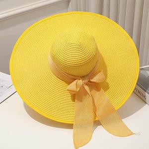 Women's Solid Sun Straw Roll Up Vintage Panama Beach Travel Hat.