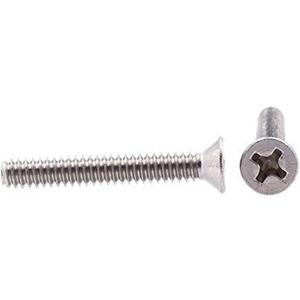 Prime-Line 9000577 Machine Screws, Flat Head, Phillips Drive, #6-32 X 1 in, Grade 18-8 (25 Pack)