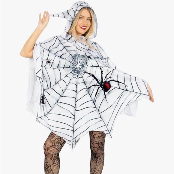 Morph Spider Costume For Women Poncho, Halloween Poncho For Womens, Halloween Costumes For Women Adult Spiders