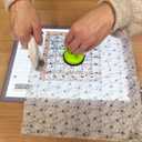 Cutterpillar Glow Elite Mini Light Board LED Craft & Quilting Light Pad Compact & Portable 10" x 13" Size 4 Brightness Levels, Magnetic Base & Self-Healing Cutting Mat
