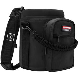 NATURE PIONEOR Neoprene Insulated Water Bottle Holder with Shoulder Strap for Half Gallon 84OZ Sports Water Jugs Bottles, Carrier / Pouch Sleeve for Outdoor Camping, Hiking, Fishing