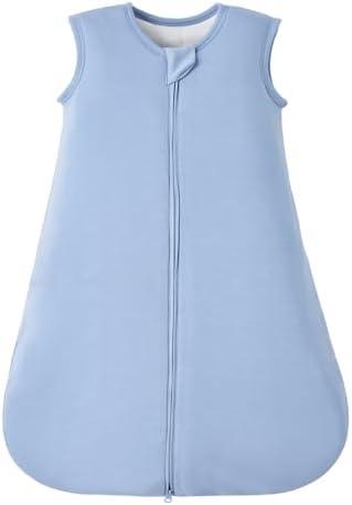 Duomiaomiao Buttery Soft Rayon Made from Bamboo Baby Sleep Sack 6-18 Months 1.0 TOG, Premium Baby Sleeping Bag 2-Way Zipper for Babies
