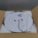 Ken & Ricky Flush Mount Ceiling Light, Dimmable Led Close to Ceiling Light Fixtures for Kitchen Bathroom Bedroom Hallway 5cct (Light Wood,2PK, 12 Inch)