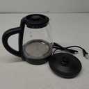 Chefman 1.7-Liter Electric Tea Kettle w/ Borosilicate Glass and Automatic Shutoff - Black