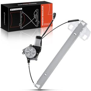 A-Premium Power Window Regulator with 2-Pin Motor Replacement for Jeep Wrangler 2007-2017, Wrangler JK 2018, Front Left Driver Side, Replace# 68014949AA