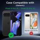 MALEWOLF Magnetic & Stand Case for Google Pixel 10 Pro XL, Dark Purple