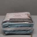 Mueller Ultratemp King Size Sheets Set, Super Soft 1800, 6 Piece, Deep Pocket up to 16" Cooling Sheets King Size, Transfers Heat, Breathes Better, Hypoallergenic, Wrinkle, Aqua