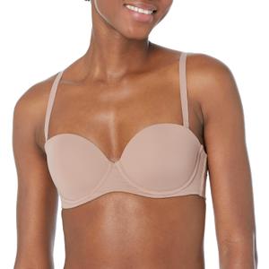 Amazon Essentials Women's Strapless Microfibre Bra