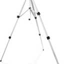 RESTMO 48 Large Full Metal Impact Sprinkler Head on Tripod Base, 360 Rotating & Height Adjustable Tripod, Heavy Duty Zinc Alloy Sprinkler for Large Yard and Lawn Irrigation (1 Pack, Silver)