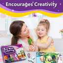 2 x Foil Art Craft Activity for Kids.Foil Foam Stickers Princess Dress-Up Paper Dolls Play Set.2 in 1 Art and Craft for Kids,Creative Travel Toys, Birthday Gifts for Boys & Girls Ages 4 and Up (purple)