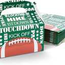 BLUE PANDA 24 Pack Football Gift Box, Unique Party Favor Boxes, Football Gift Bags for Sports Celebrations, Fun and Festive Decorations for Themed Parties and School Events