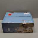 POCHFAN 52 Inch Black Ceiling Fans with Lights and Remote, Flush Mount Low Profile Ceiling Fan for Bedroom, Living Room, Patio, Dimmable 6 Speeds Noiseless Reversible, ETL Listed