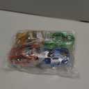 Tracks Cars Magic Light Up Track Cars Toy Glow in The Dark for 3 4 5 6 7 8 Kids Boy Girl, Race Cars with 5 LED Flashing Light Battery Operated Vehicle Compatible w/Most Tracks (4Pcs)