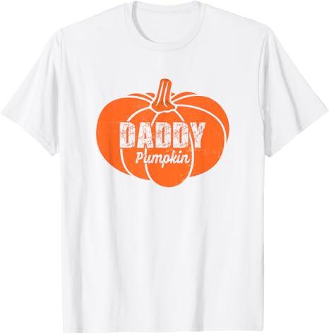Daddy Pumpkin Matching Family Halloween Thanksgiving Group T-Shirt, Size: L